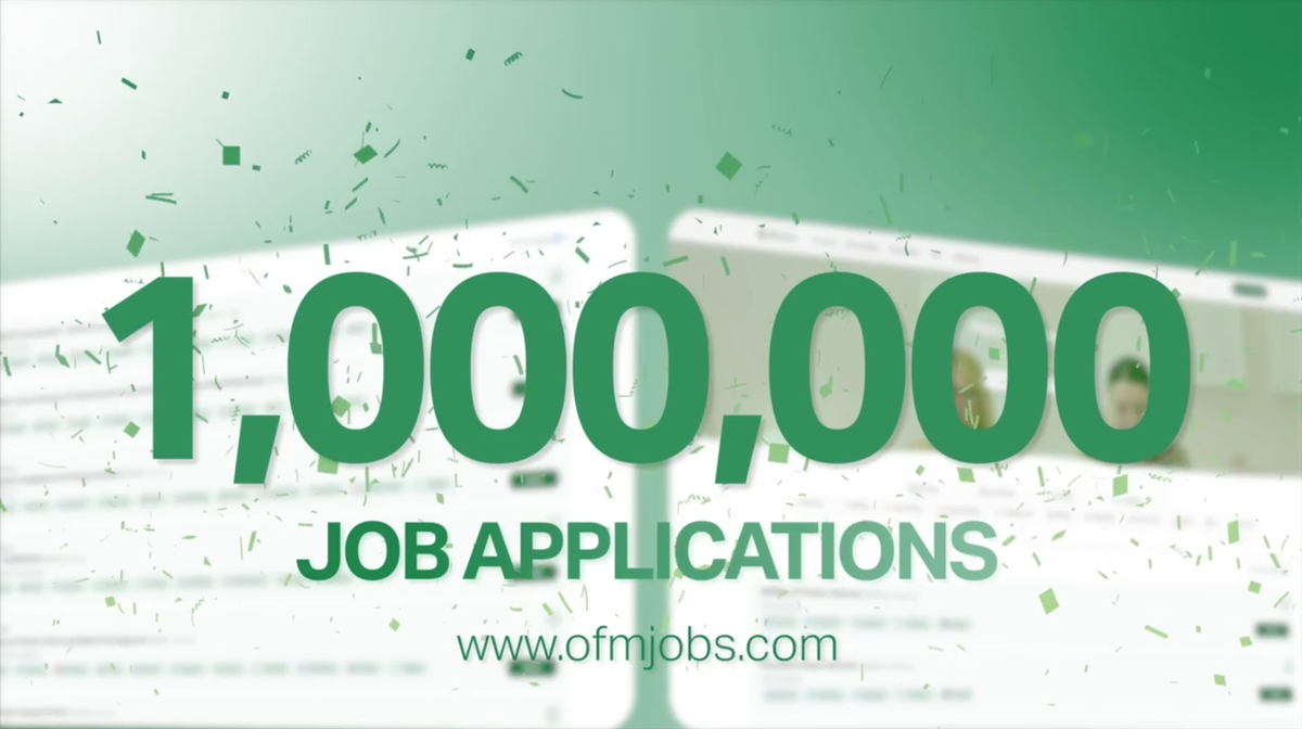 🚀 OFM Jobs Reaches 1 Million Job Applications — And We’re Just Getting Started
